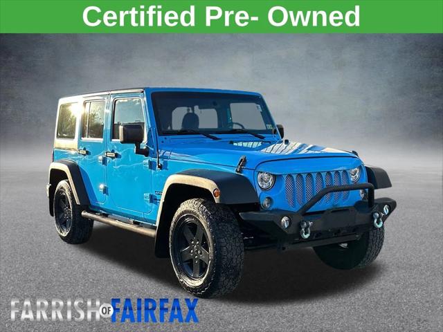 2017 Jeep Wrangler Unlimited Sport