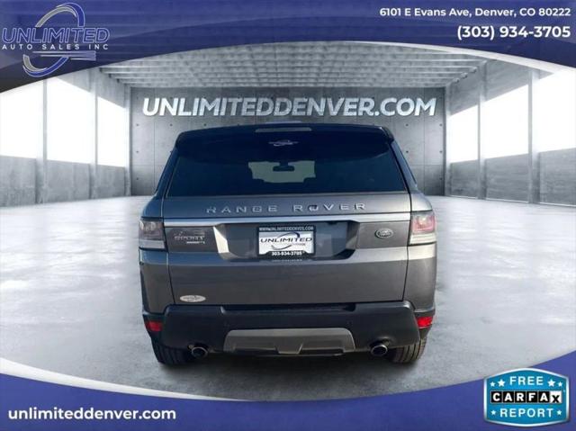 2015 Land Rover Range Rover Sport 3.0L V6 Supercharged SE
