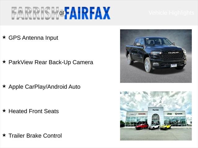 2025 RAM Ram 1500 RAM 1500 BIG HORN CREW CAB 4X4 57 BOX