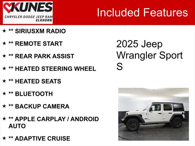 2025 Jeep Wrangler WRANGLER 4-DOOR SPORT S