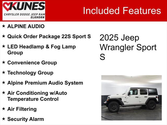 2025 Jeep Wrangler WRANGLER 4-DOOR SPORT S