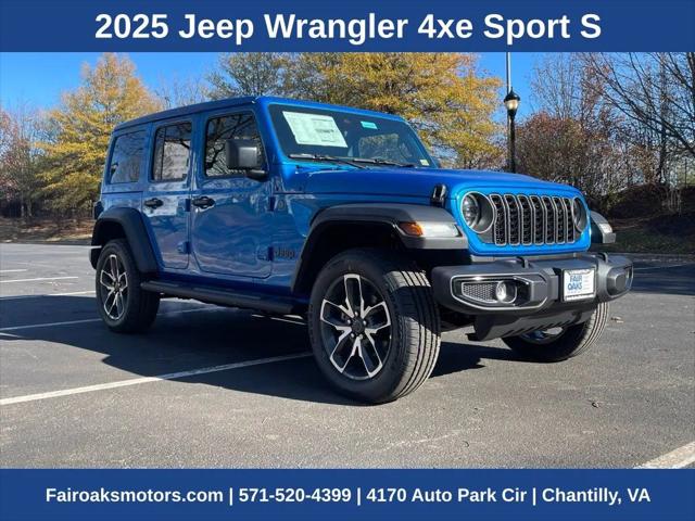 2025 Jeep Wrangler 4xe WRANGLER 4-DOOR SPORT S 4xe