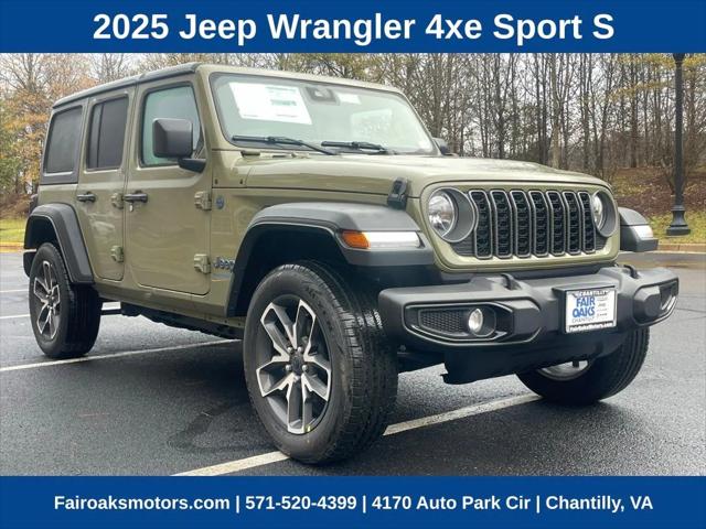 2025 Jeep Wrangler 4xe WRANGLER 4-DOOR SPORT S 4xe