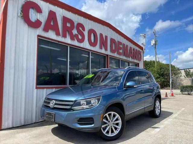 2017 Volkswagen Tiguan 2.0T Wolfsburg Edition for sale in Pasadena, TX