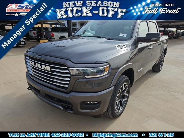 2025 RAM Ram 1500 RAM 1500 LARAMIE CREW CAB 4X4 57 BOX