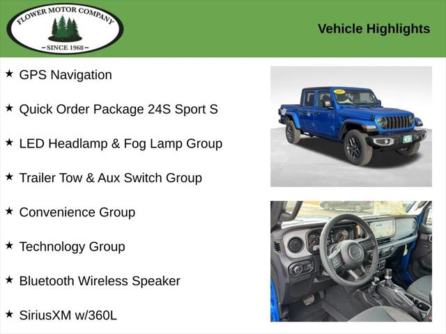 2025 Jeep Gladiator GLADIATOR SPORT S 4X4