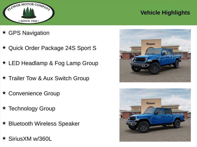 2025 Jeep Gladiator GLADIATOR SPORT S 4X4