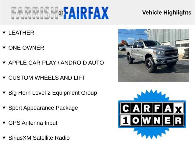 2022 RAM 1500 Big Horn Crew Cab 4x4 57 Box