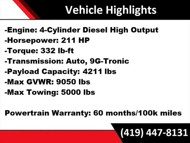 2025 Mercedes-Benz Sprinter 2500 Standard Roof 4-Cyl Diesel HO
