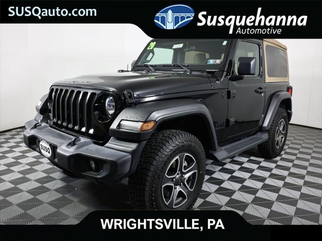 2020 Jeep Wrangler Black and Tan 4X4