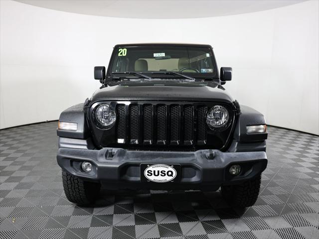 2020 Jeep Wrangler Black and Tan 4X4