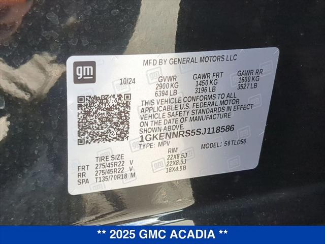 2025 GMC Acadia AWD Elevation