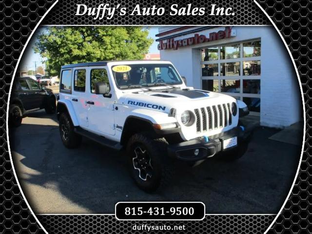 2021 Jeep Wrangler 4xe Unlimited Rubicon 4x4 for sale in Peru, IL