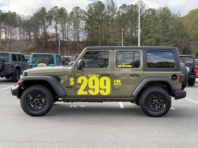 2025 Jeep Wrangler WRANGLER 4-DOOR SPORT 2025 Jeep Wrangler WRANGLER 4-DOOR SPORT