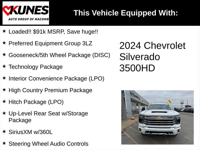 2024 Chevrolet Silverado 3500HD 4WD Crew Cab Long Bed High Country