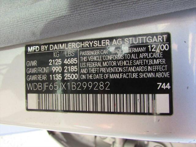 2001 Mercedes-Benz E 320 E 320 Sedan 4D