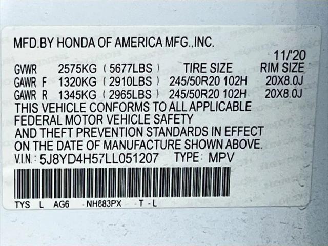2020 Acura MDX Technology Package