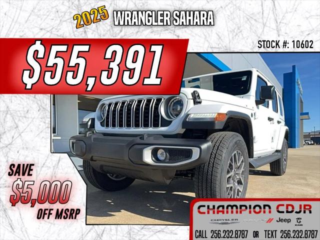 2025 Jeep Wrangler WRANGLER 4-DOOR SAHARA