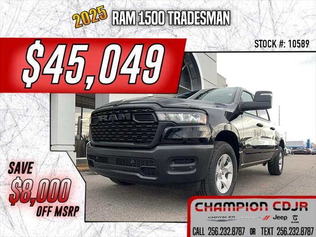 2025 RAM Ram 1500 RAM 1500 TRADESMAN CREW CAB 4X4 57 BOX