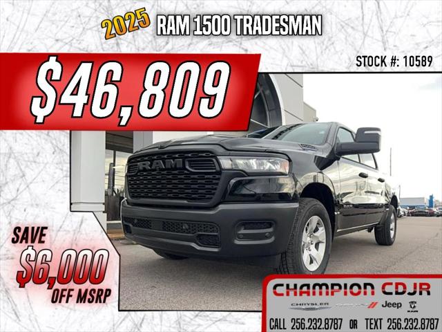2025 RAM Ram 1500 RAM 1500 TRADESMAN CREW CAB 4X4 57 BOX