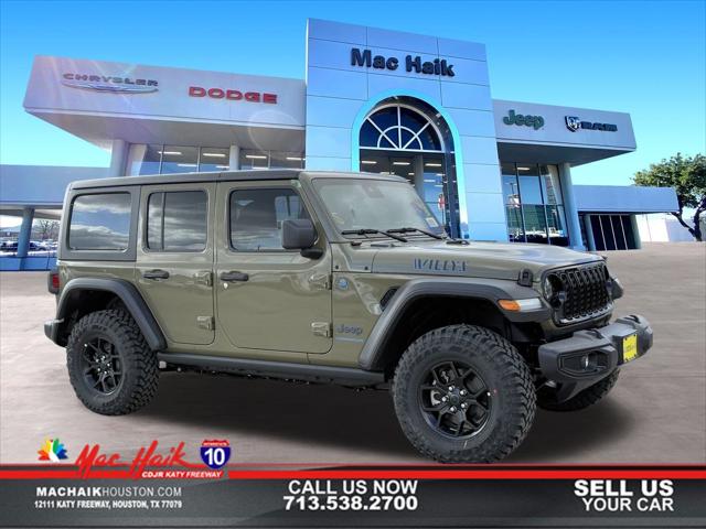 2025 Jeep Wrangler 4xe WRANGLER 4-DOOR WILLYS 4xe