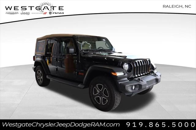 2020 Jeep Wrangler Unlimited Black and Tan 4X4