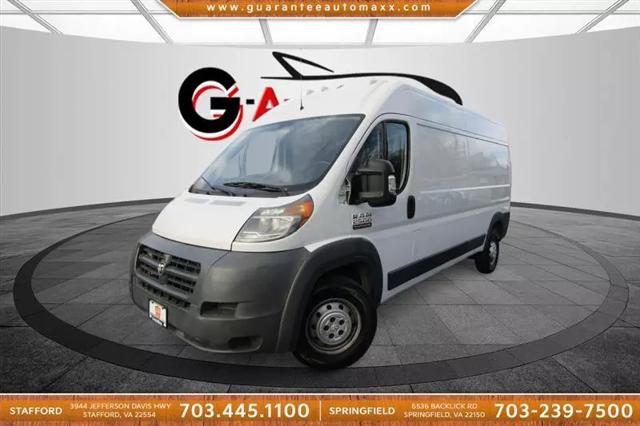 2017 Ram ProMaster 2500 Cargo Van High Roof 159" WB for sale in STAFFORD, VA