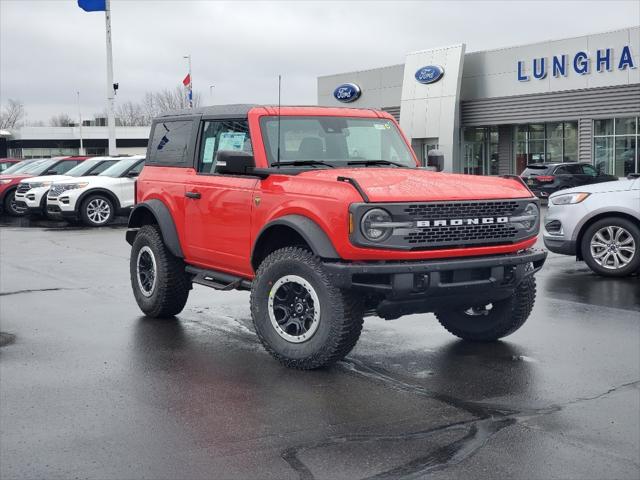 Used 2023 Ford Bronco 2-Door Badlands with VIN 1FMDE5CH6PLC18238 for sale in Waterford, MI