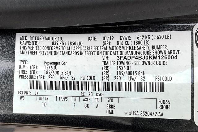 Used 2019 Ford Fiesta SE For Sale in Olive Branch, MS