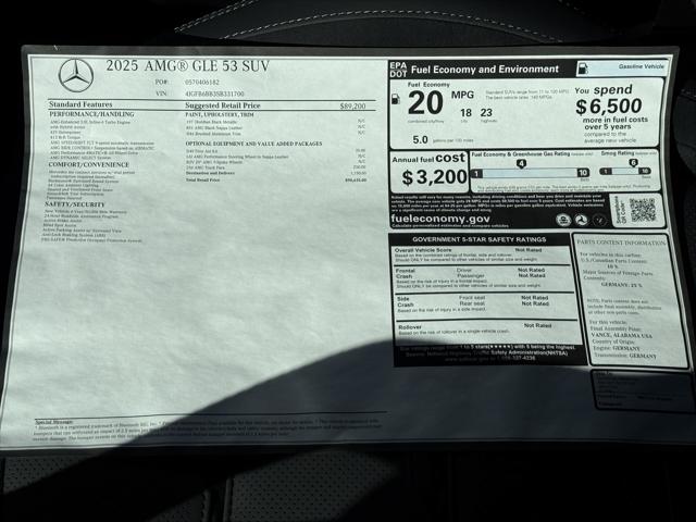 2025 Mercedes-Benz GLE AMG GLE 53 4MATIC+