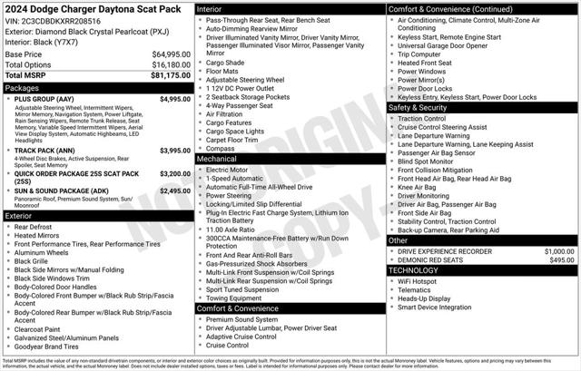 2024 Dodge Charger CHARGER DAYTONA SCAT PACK AWD