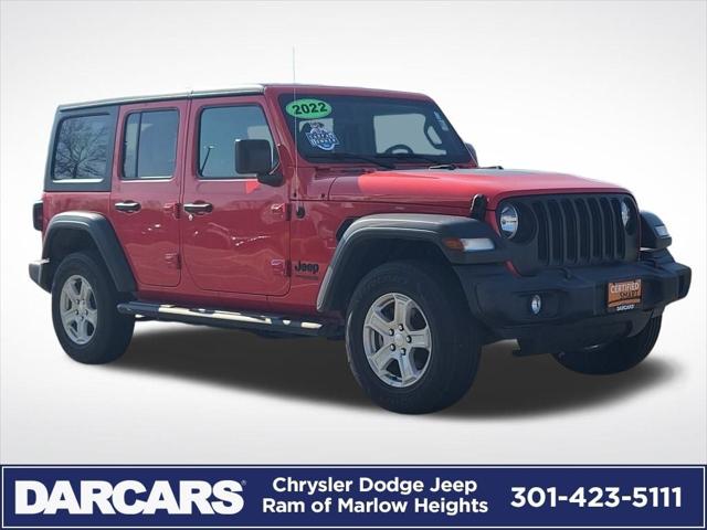 2022 Jeep Wrangler Unlimited Sport S 4x4