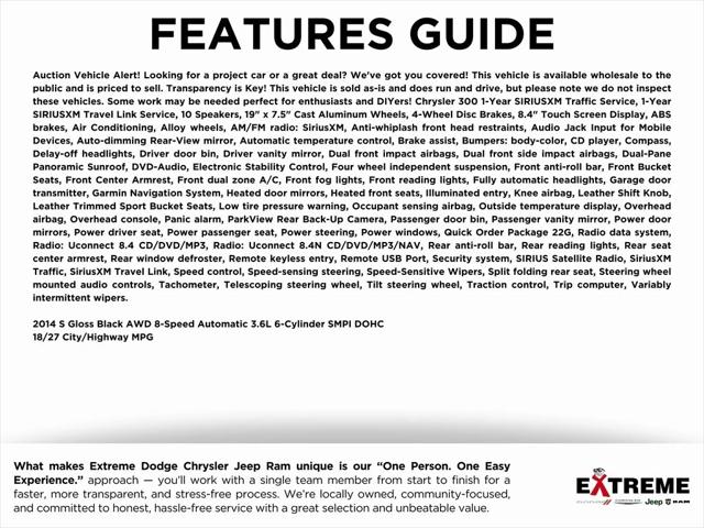 2014 Chrysler 300 300S 2014 Chrysler 300 300S