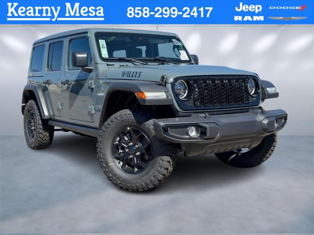 2025 Jeep Wrangler 4xe WRANGLER 4-DOOR WILLYS 4xe