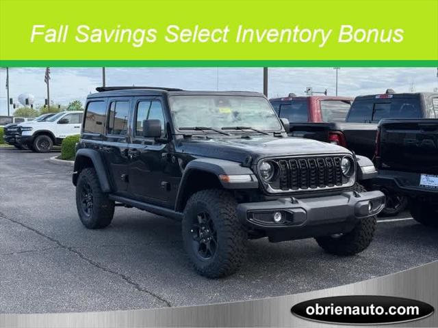 2025 Jeep Wrangler WRANGLER 4-DOOR WILLYS 2025 Jeep Wrangler WRANGLER 4-DOOR WILLYS