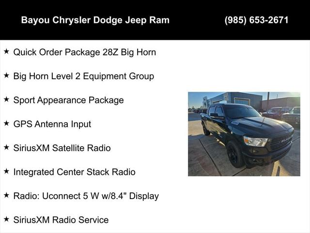 2022 RAM 1500 Big Horn Crew Cab 4x2 57 Box