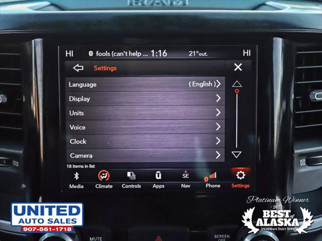 2020 Ram 1500 Big Horn Crew Cab 4x4 57 Box