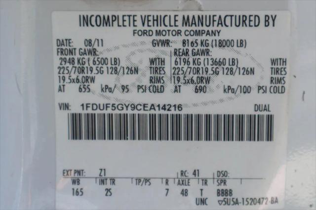 2012 Ford F-550 XL