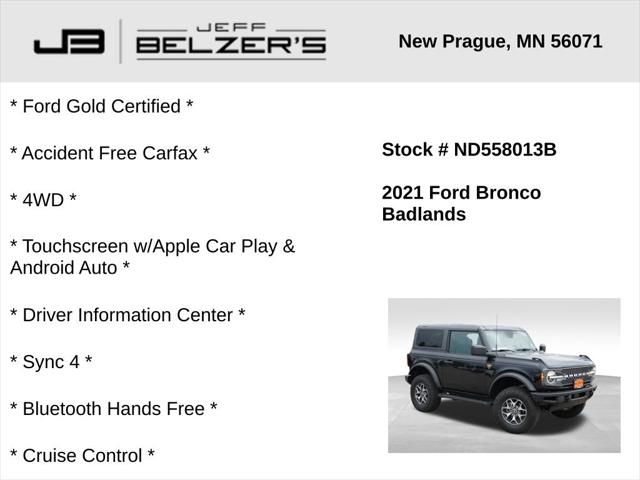 2021 Ford Bronco Badlands 2021 Ford Bronco Badlands