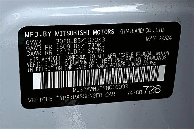 2024 Mitsubishi Mirage SE