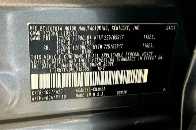 2021 Toyota RAV4 Hybrid XLE