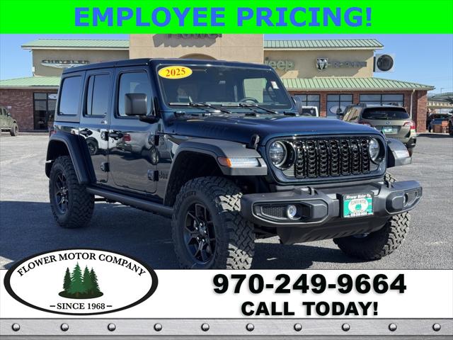 2025 Jeep Wrangler WRANGLER 4-DOOR WILLYS