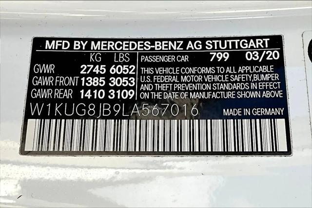 2020 Mercedes-Benz AMG S 63 4MATIC