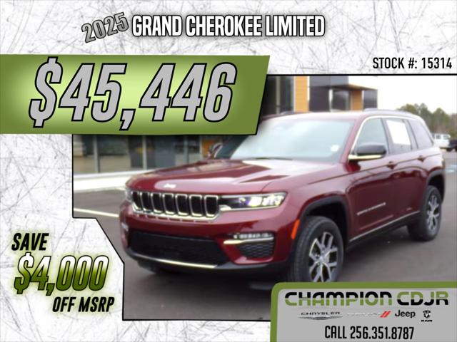 2025 Jeep Grand Cherokee GRAND CHEROKEE LIMITED 4X4