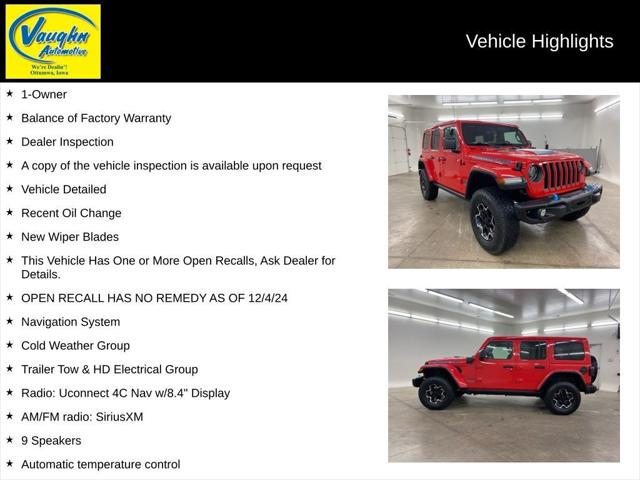 2021 Jeep Wrangler 4xe Unlimited Rubicon 4x4