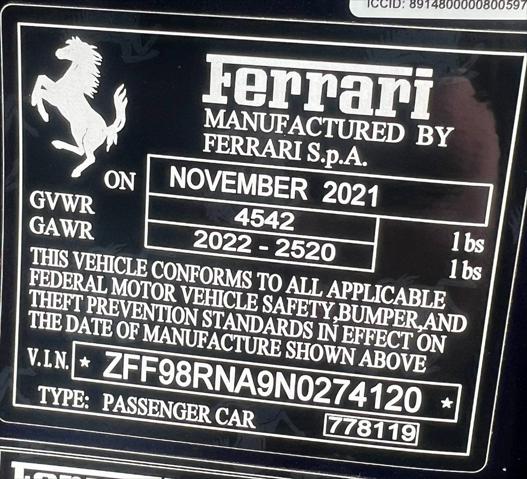 2022 Ferrari Roma Base
