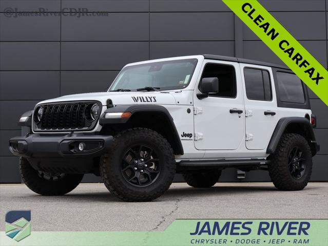 2024 Jeep Wrangler 4-Door Willys 4x4 2024 Jeep Wrangler 4-Door Willys 4x4