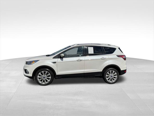 Used 2017 Ford Escape Titanium with VIN 1FMCU0JD2HUB19350 for sale in Muscle Shoals, AL