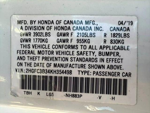 2019 Honda Civic EX