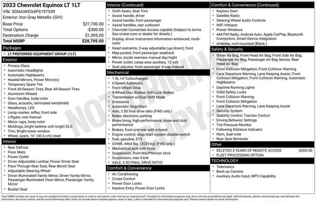 2023 Chevrolet Equinox FWD LT